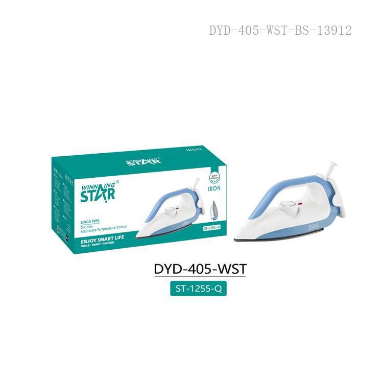 Winning Star Dry Iron Adjustable Temperature Control st-1255 1300 W