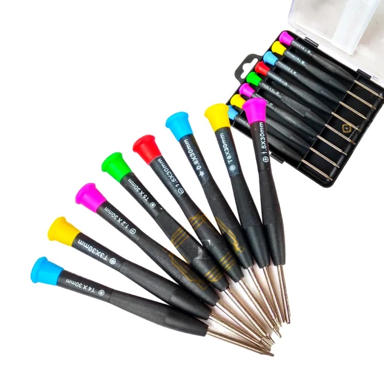 8 in 1 Tool set Screw driver Set 8 PCS Screw driver kit for Mobiles 360 Degree Rotating Handles