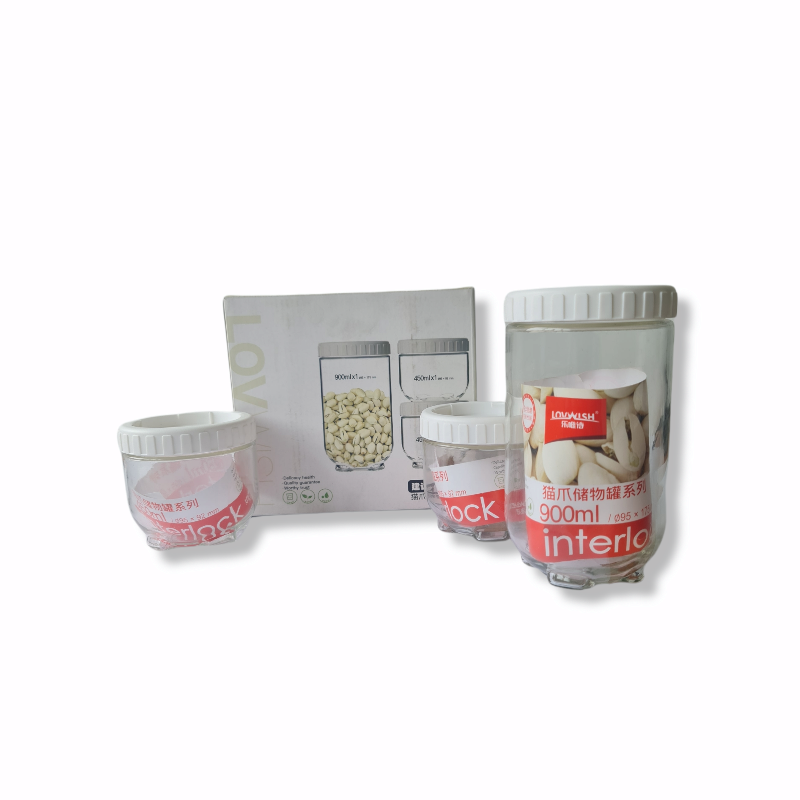 LOVWISH- GLASS BOTTLES 3 PCS