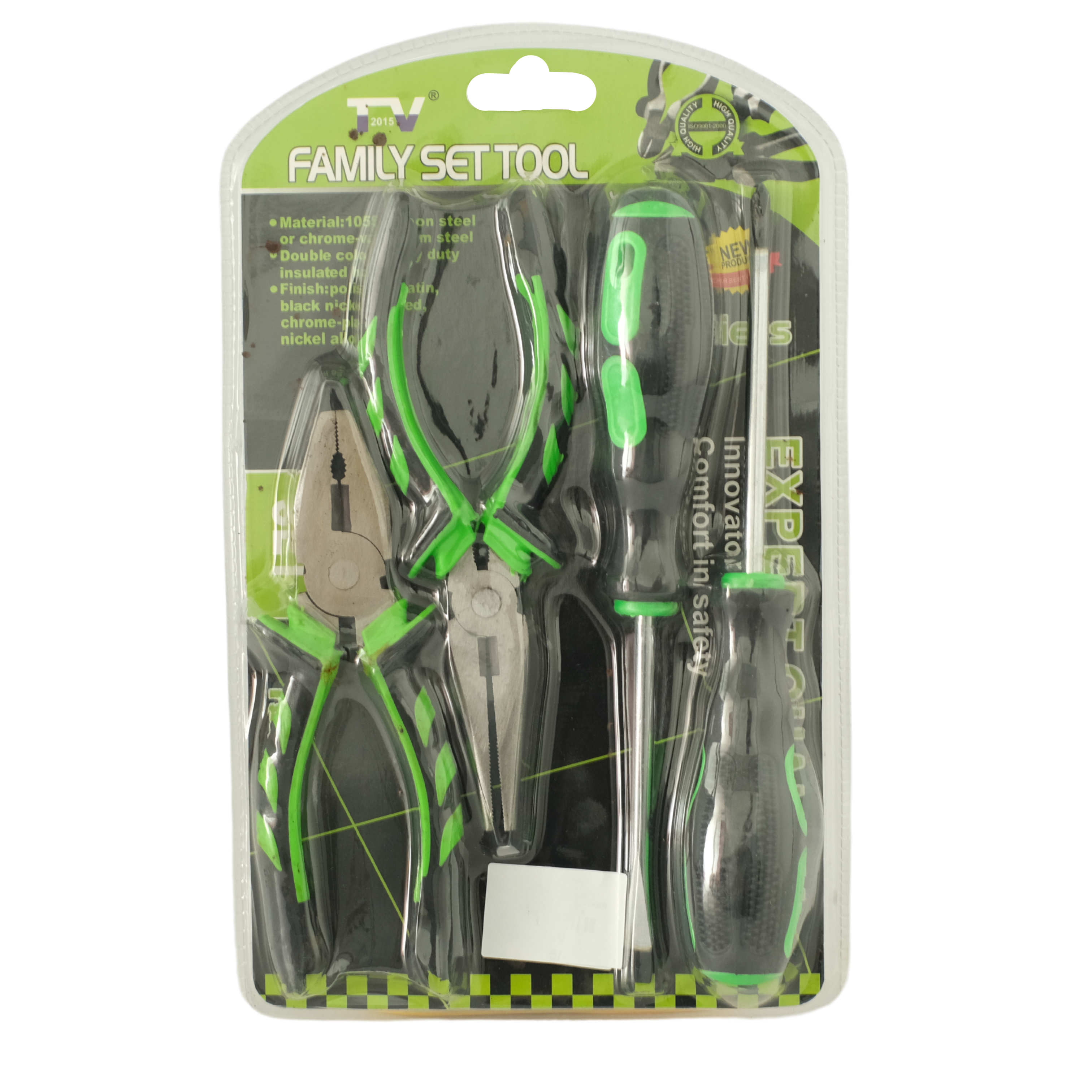 GREGORY'S- PLIER AND SCREW DRIVER SET 4 PCS
