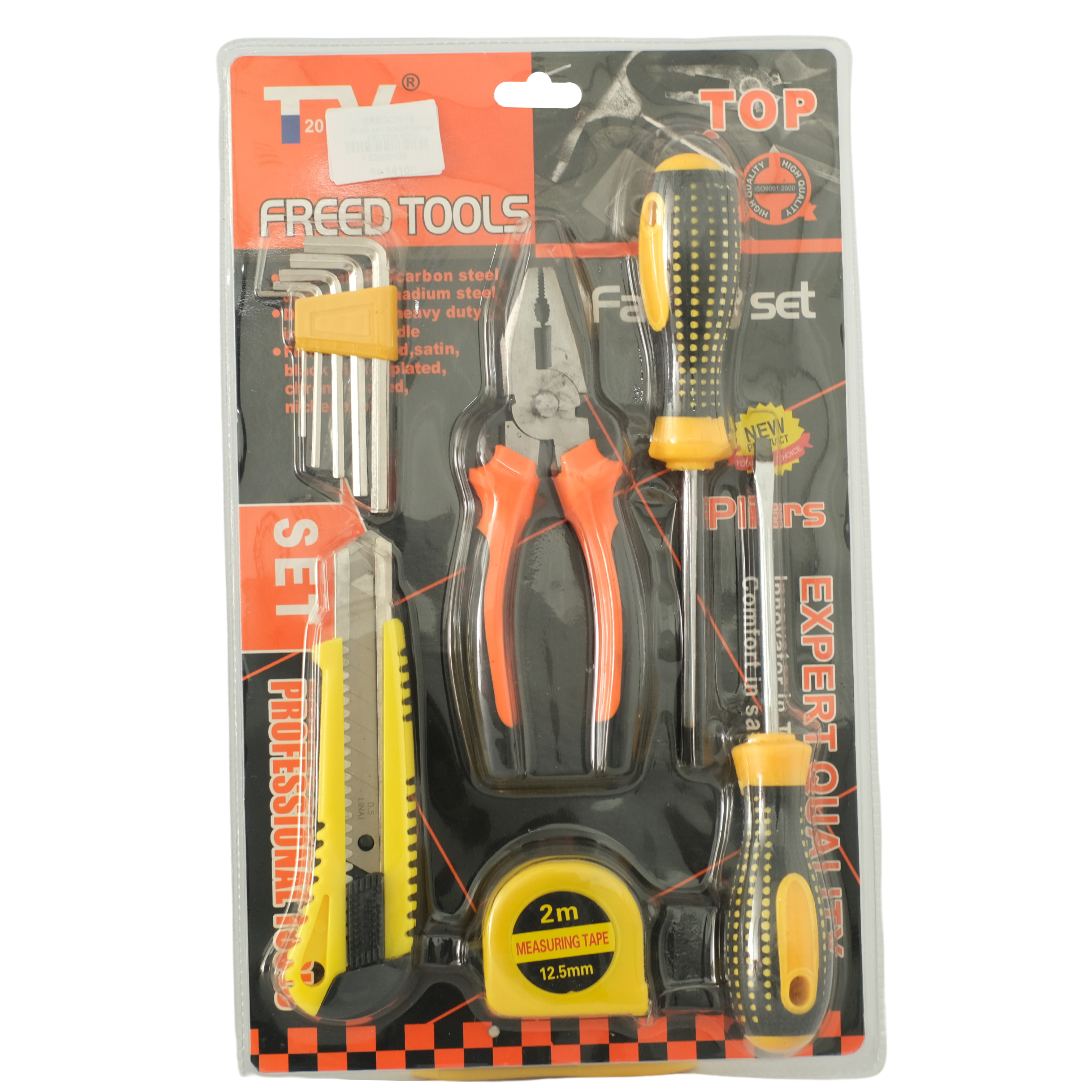 FREED- PLIER AND SCREW DRIVER SET 6 PCS