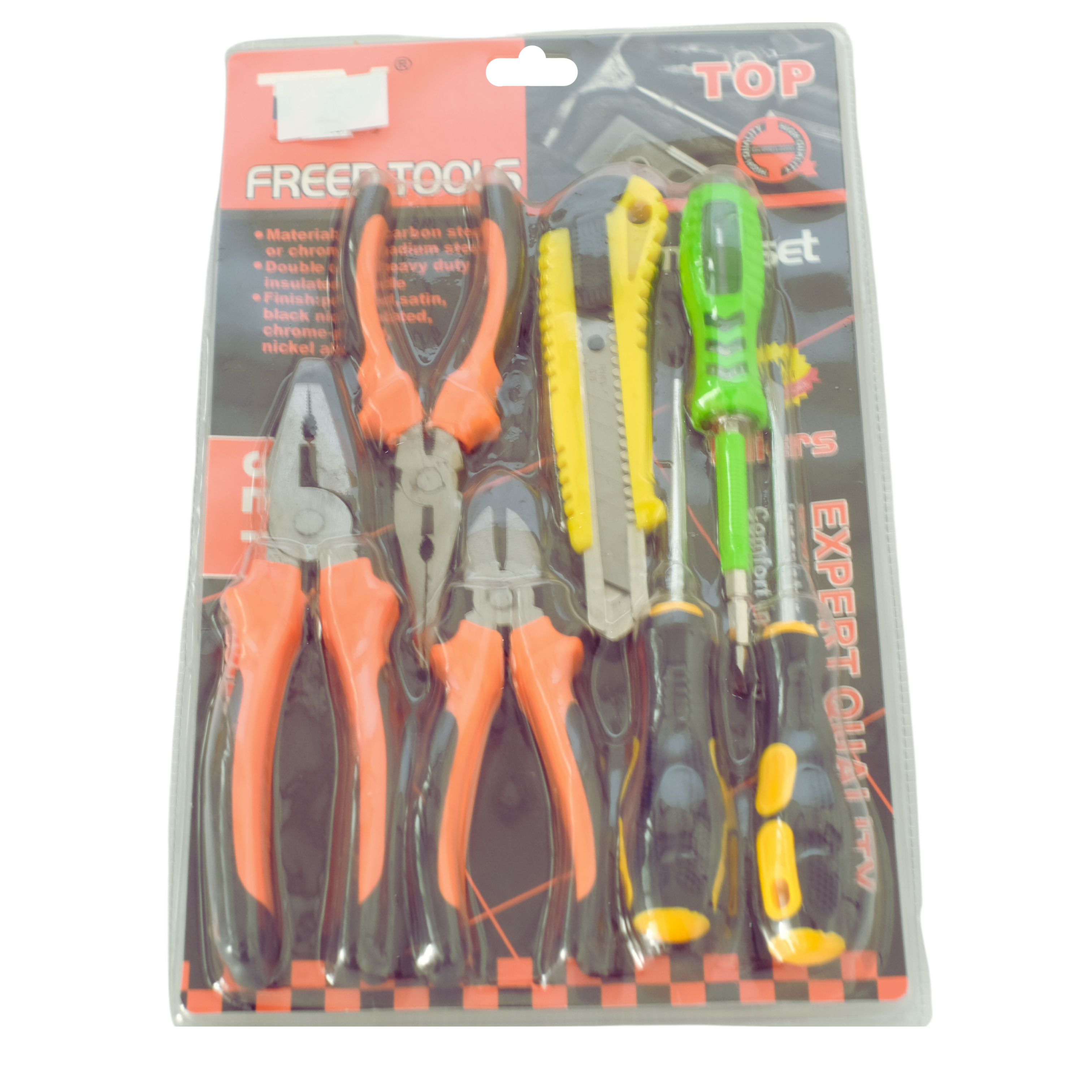 FREED- PLIER AND SCREW DRIVER SET 7 PCS