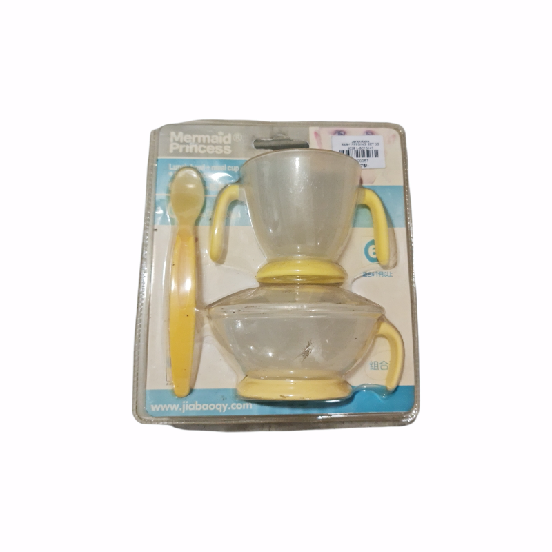 Mermaid Princess Meal Utensil Set for Babys