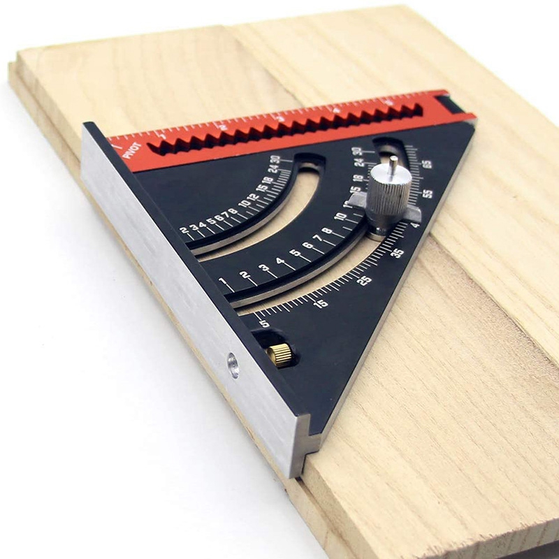 Multi Angle Measuring Ruler degree 45' & 90', Adjustable Positioning Angle Extendable Layout Tools
