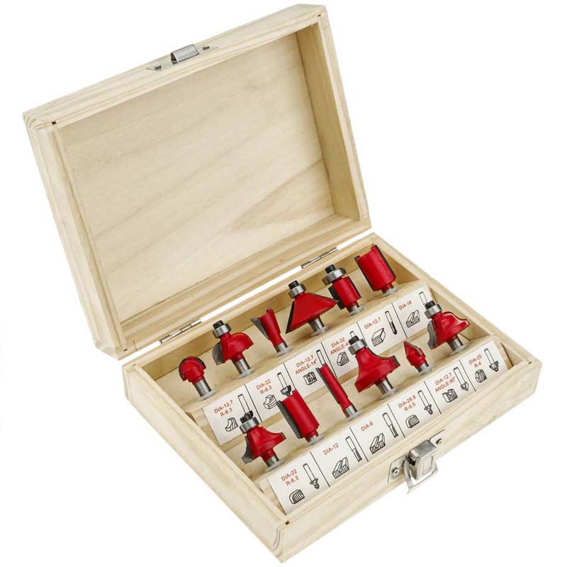 12 Pcs Router Bit Set 270401
