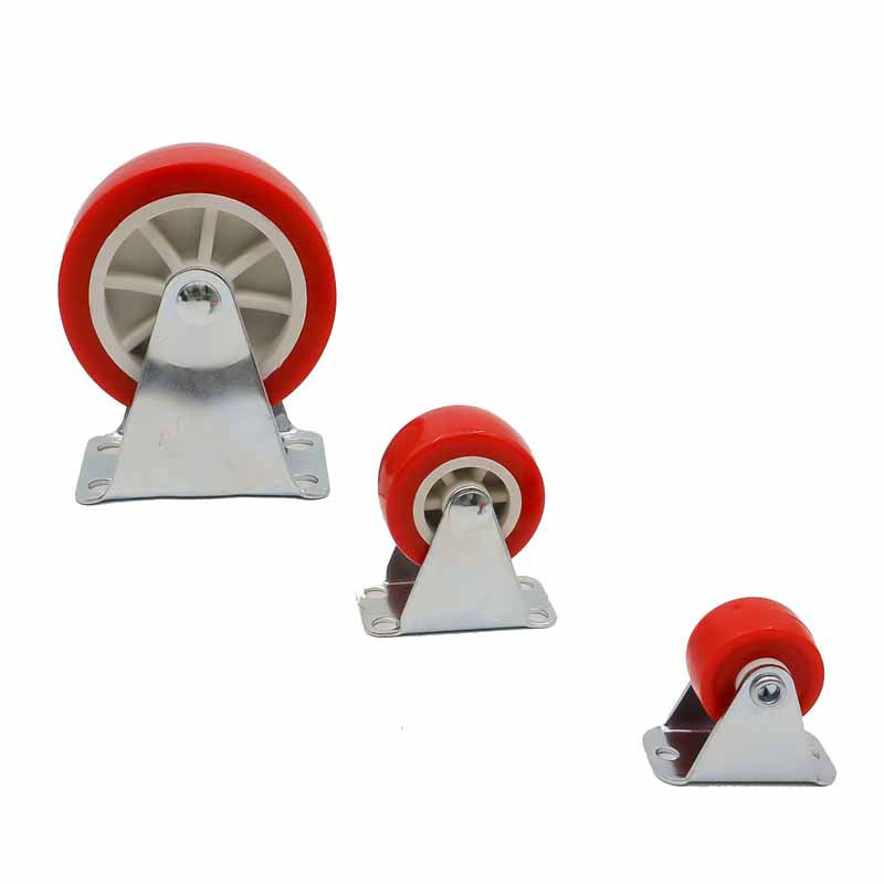 2*RED CASTOR WHEEL